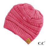 Wholesale c C Hat Solid Ribbed Beanie Original Beanie One fits most Acrylic Matc