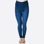 Wholesale premium denim back pocket ankle jeggings made premium stretch denim ma