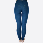 Wholesale premium denim back pocket ankle jeggings made premium stretch denim ma