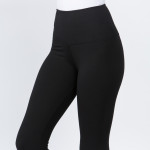 Women's New Mix aka New Fashion Brand 5" Waistband Solid Peach Skin Leggings.

- 5" Elastic Waistband
- Full-Length
- Inseam approximately 28" 
- One size fits most 0-14
- 92% Polyester / 8% Spandex