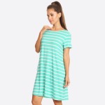 Wholesale comfy Tunic T Shirt Dress wear sexy casual day summer dress pair it le