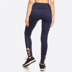 Wholesale women s Ultimate Tummy Control Leggings Side Pocket Strap Details Soli