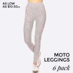 Wholesale women s Stone Wash Seamless Moto Leggings Pack o Stone Wash Super Stre