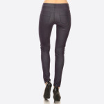 Wholesale denim like pull jeggings front back pockets o Full jeggings light shee
