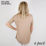 Wholesale modal Rayon Hi Low Top Modal Rayon Spandex Machine wash cold hang dry