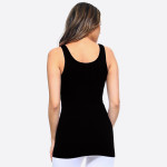 Women's Solid Color Seamless Tank Top.

• Round Neckline
• Body-con
• Sleeveless
• Fitted
• Solid Color
• Super Soft
• Stretchy

- One size fits most 0-14
- Approximately 22" L
- 92% Nylon, 8% Spandex