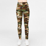 Wholesale women s Classic Camouflage Print Leggings o Long skinny leg o Mid Wais