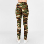 Wholesale women s Classic Camouflage Print Leggings o Long skinny leg o Mid Wais