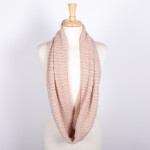 Wholesale marled knit infinity scarf acrylic