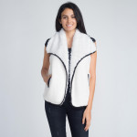 Wholesale faux sherpa vest polyester One fits most