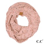 Wholesale c C SF Confetti knit cable infinity scarf Acrylic W L