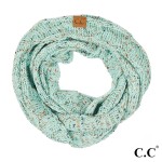 Wholesale c C SF Confetti knit cable infinity scarf Acrylic W L