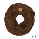 Wholesale c C SF Confetti knit cable infinity scarf Acrylic W L