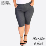 Wholesale plus Bermuda jeggings styled resemble pair jeans Get both comfort Ber