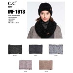 C.C INF-1918
Fuzzy two tone scarf

- 70% Polyester, 30% Nylon
- One size fits most
- W:9" X L:47"
- Matches C.C HAT-1918