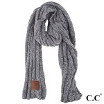 Wholesale c C SF Chenille ribbed oblong scarf Chenille W H
