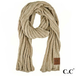 Wholesale c C SF Chenille ribbed oblong scarf Chenille W H