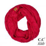 Wholesale c C SF KIDS Kids Cable Knit Infinity Scarf Acrylic W L