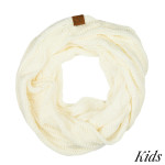 C.C SF-800 KIDS
Kids Cable Knit Infinity Scarf

- 100% Acrylic
- W: 9" X L: 51" 