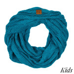 Wholesale c C SF KIDS Kids Cable Knit Infinity Scarf Acrylic W L