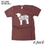 Wholesale hE LEFT RESCUE ME Short Sleeve Boutique Graphic Tee t shirts sold pack