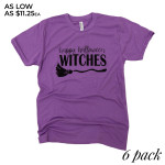 Wholesale hAPPY HALLOWEEN WITCHES Short Sleeve Boutique Graphic Tee t shirts sol
