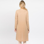 Wholesale solid color thin knit cardigan pocket details Long sleeves open front