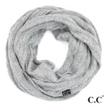 Wholesale c C INF Genuine ribbed infinity scarf Angora Acrylic One fits most W H