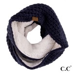 Wholesale c C SF Ribbed knit scarf Acrylic One fits most W L