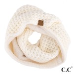 Wholesale c C SF Ribbed knit scarf Acrylic One fits most W L