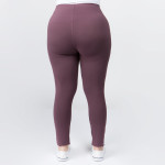 Wholesale women s Plus Waistband Solid Peach Skin Leggings Elastic Waistband Ful