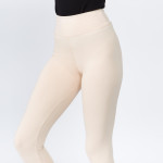 Wholesale women s Waistband Solid Peach Skin Leggings Elastic Waistband Full Ins