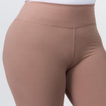 Wholesale women s Plus Mix Brand Waistband Solid Peach Skin Leggings Elastic Wai