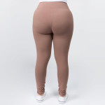 Wholesale women s Plus Mix Brand Waistband Solid Peach Skin Leggings Elastic Wai