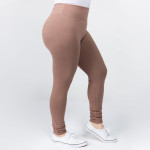 Wholesale women s Plus Mix Brand Waistband Solid Peach Skin Leggings Elastic Wai