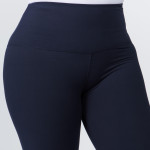 Women's Plus Size New Mix aka New Fashion Brand 5" Waistband Solid Peach Skin Leggings.

- 5" Elastic Waistband
- Full-Length
- Inseam approximately 28"
- One size fits most plus 16-20
- 92% Polyester / 8% Spandex