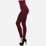 Wholesale women s Waisted Cotton Compression Leggings Long skinny leg Does not b