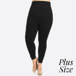 Wholesale women s Plus Waist Cotton Compression Leggings Long skinny leg Does no