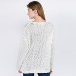 Wholesale knitted loose fitting sweater One fits most Acrylic Cotton