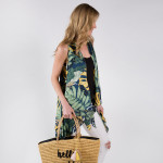 Wholesale flower print light weight vest One fits most cotton polyester