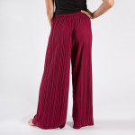 Wholesale pleated palazzo pants adjustable draw string One fits most Inseam Poly