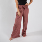 Wholesale long palazzo pants strips adjustable waist string One fit most Polyest
