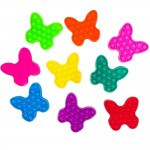 Wholesale butterfly Push Pop Fidget Toy Assorted Colors Pack Ages Seen TikTok It