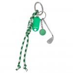 Wholesale golf Key Ring Knotted Rope Detail Name Tag Included L