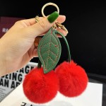 Fluffy Cherries Key Ring 

- Approximately 6" L