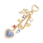 Wholesale chain Link Bag Charm Heart Lobster Claw Various Charms L