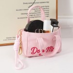 Wholesale compact structured mini handbag playful Dog Mom embroidered script co