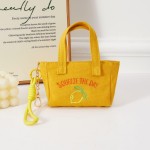 Wholesale cheerful structured mini handbag Squeeze Day lemon embroidery complet