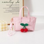 Wholesale sweet structured mini handbag decorative cherry charm extra dose whim
