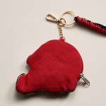 Wholesale sequin Seed Beaded GAME DAY Football Helmet Pouch Key Ring Full Zip Cl